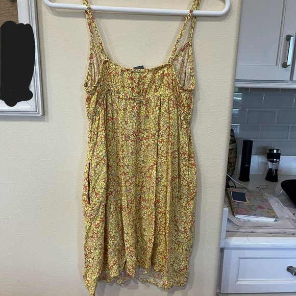 Yellow Floral Dress - Picture 2 of 2